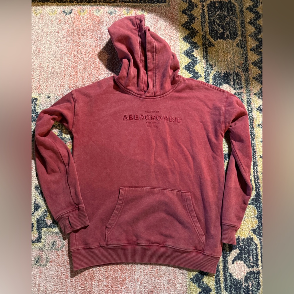 Abercrombie Kids Burgundy Hoodie